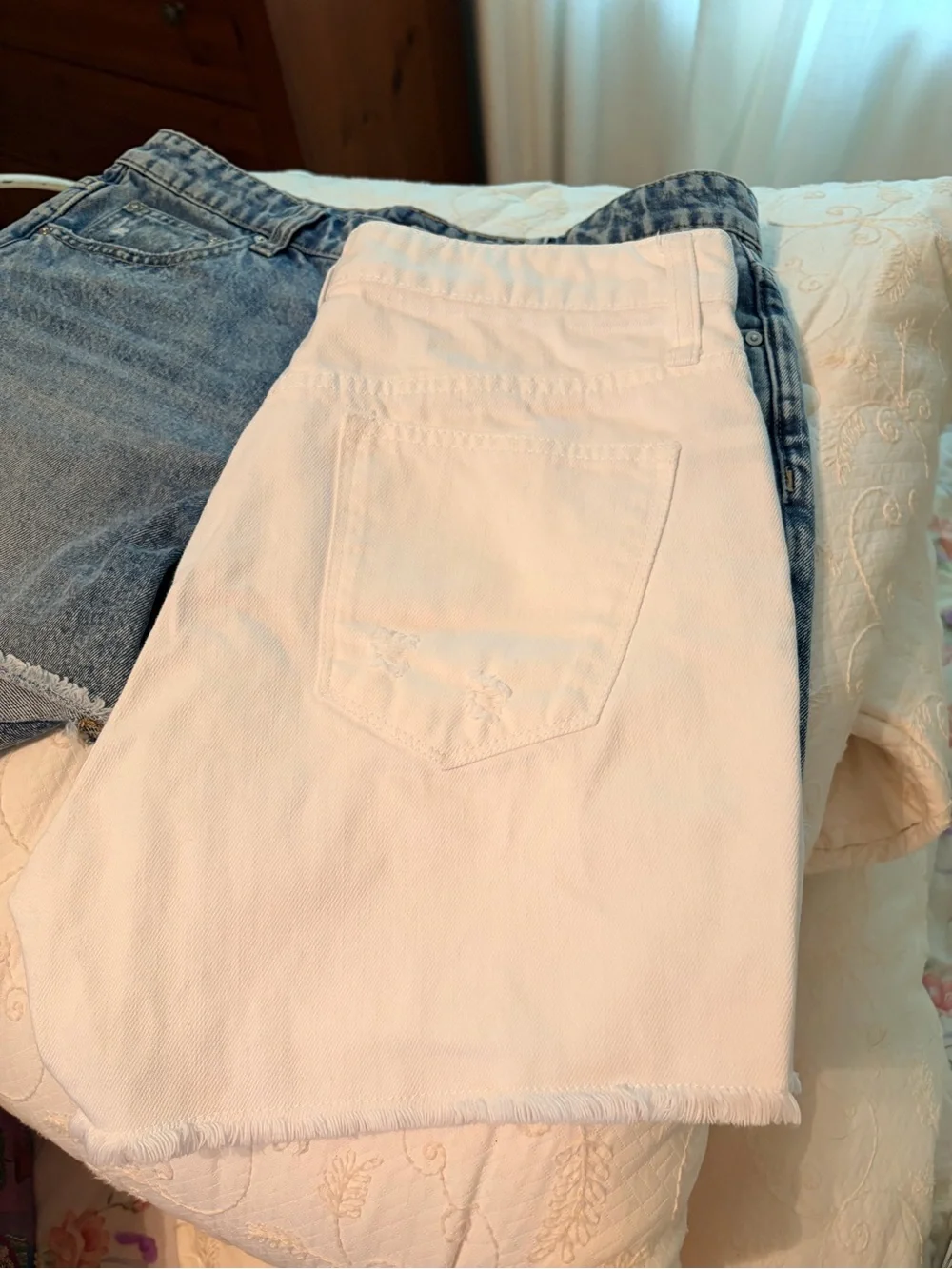 Boston Proper High Waist Denim  Shorts